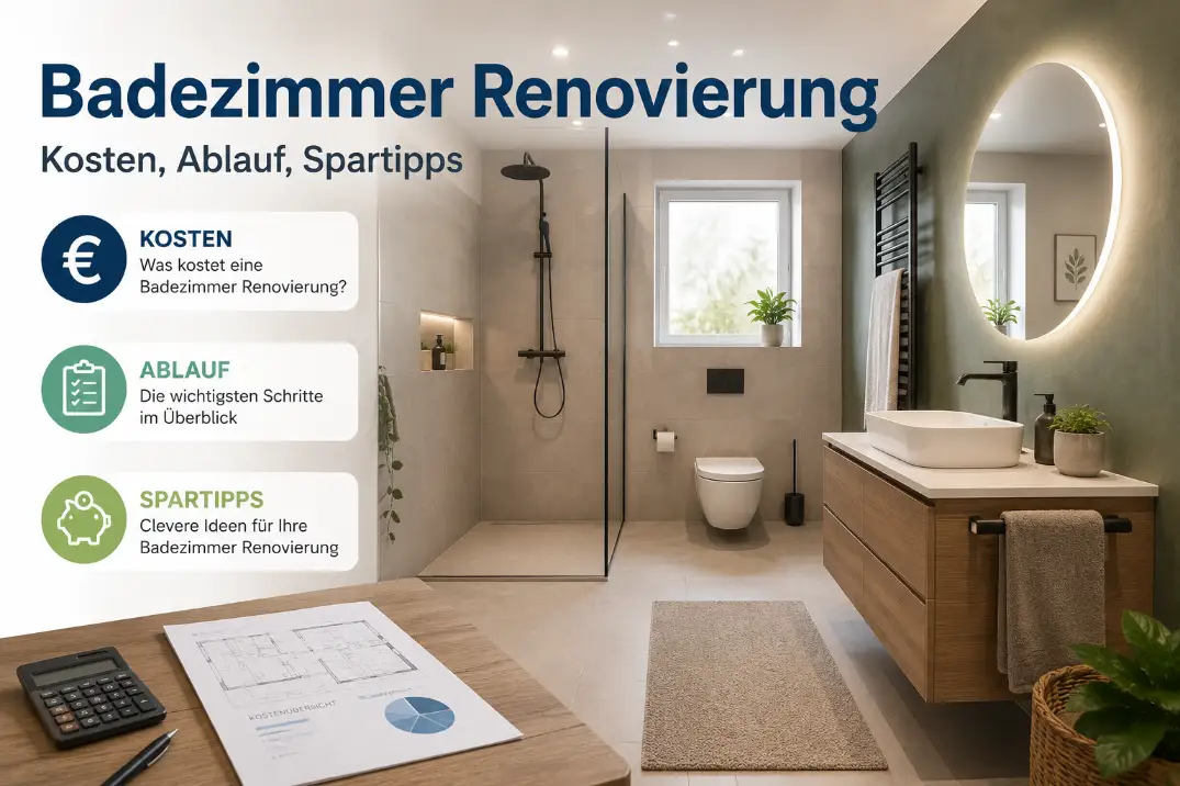 Badezimmer Renovierung in Wien: Kosten, Ablauf und Spartipps