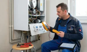 Wartung einer Gastherme